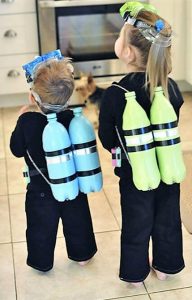 Halloween Costume Scuba Diver