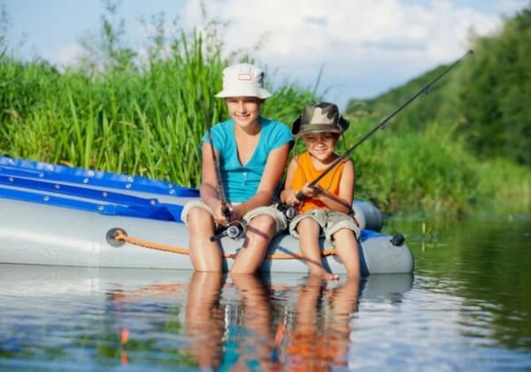 kids fishing school holidays