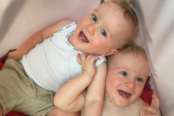 multiple births - twin baby boys