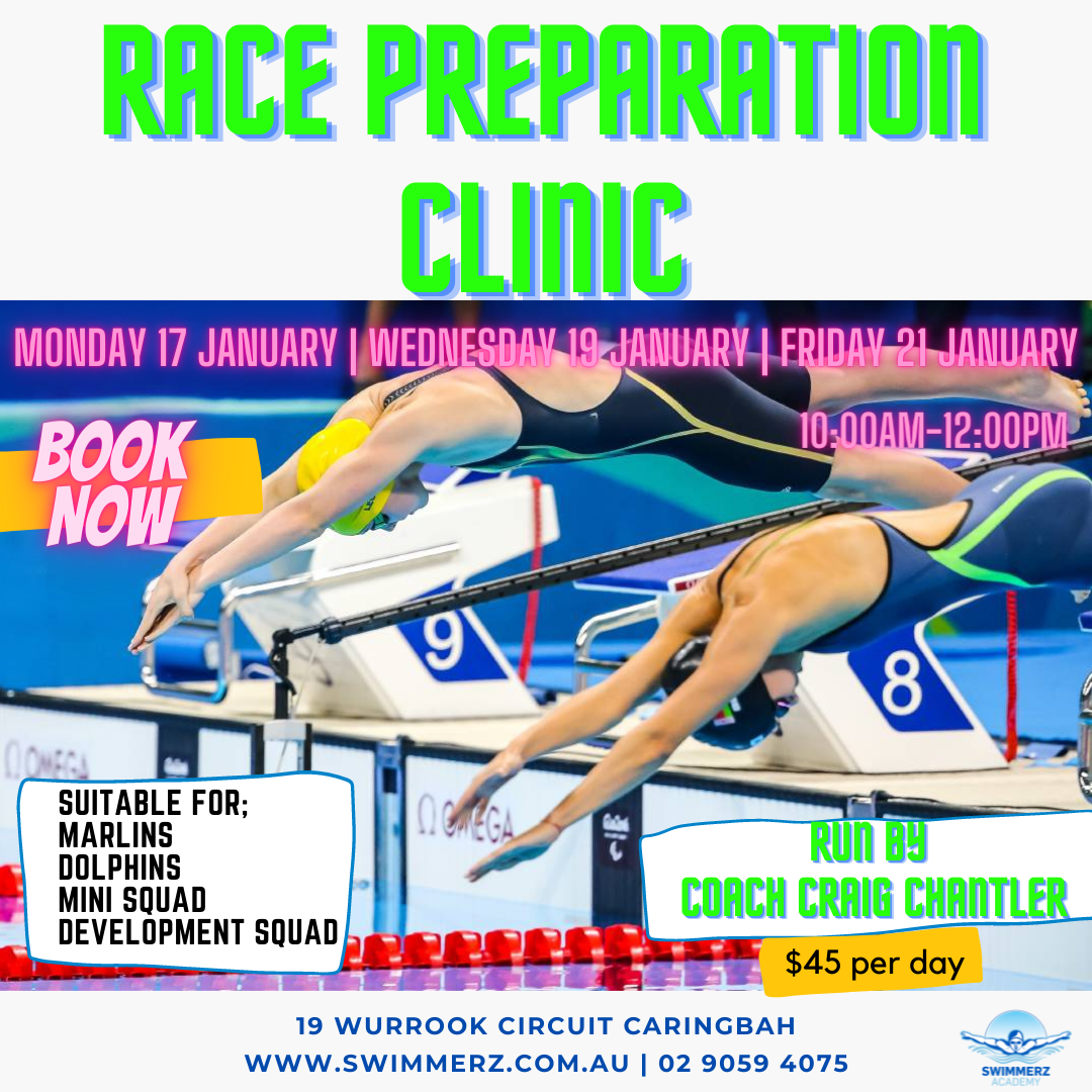 Swimmerz Academy – January Stroke Perfection & Race Clinic Program