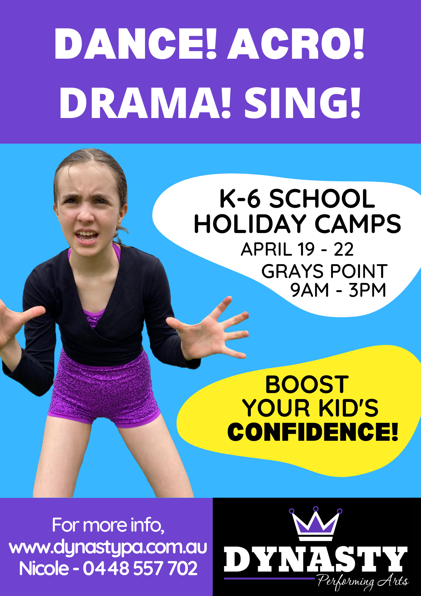 K-6 Holiday Camp! DYNASTY Performing Arts