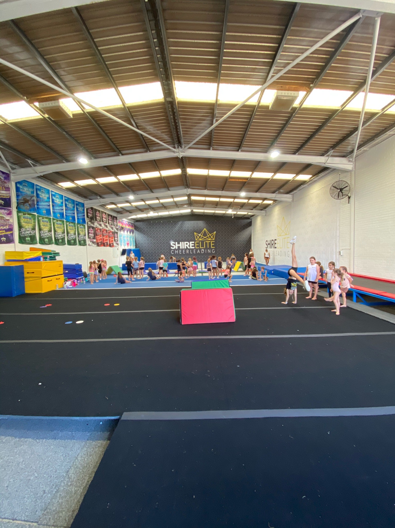 Fun filled day of cheer, dance and tumble