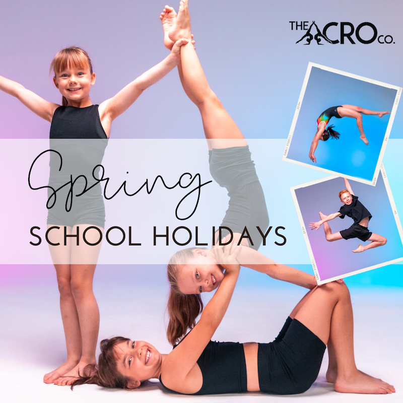 Acrobatics & Tumbling Workshops plus Aerial Silks Classes for all levels at The Acro Co this Spring!