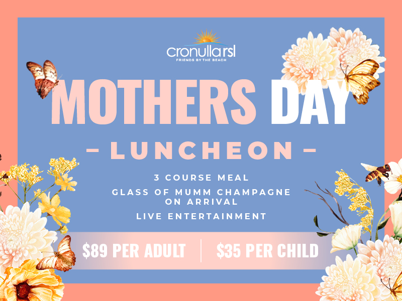 Celebrate Mother’s Day in Style at Cronulla RSL